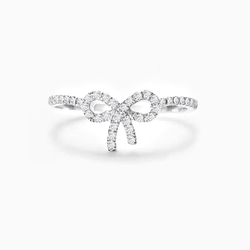 Pave Bow Ring