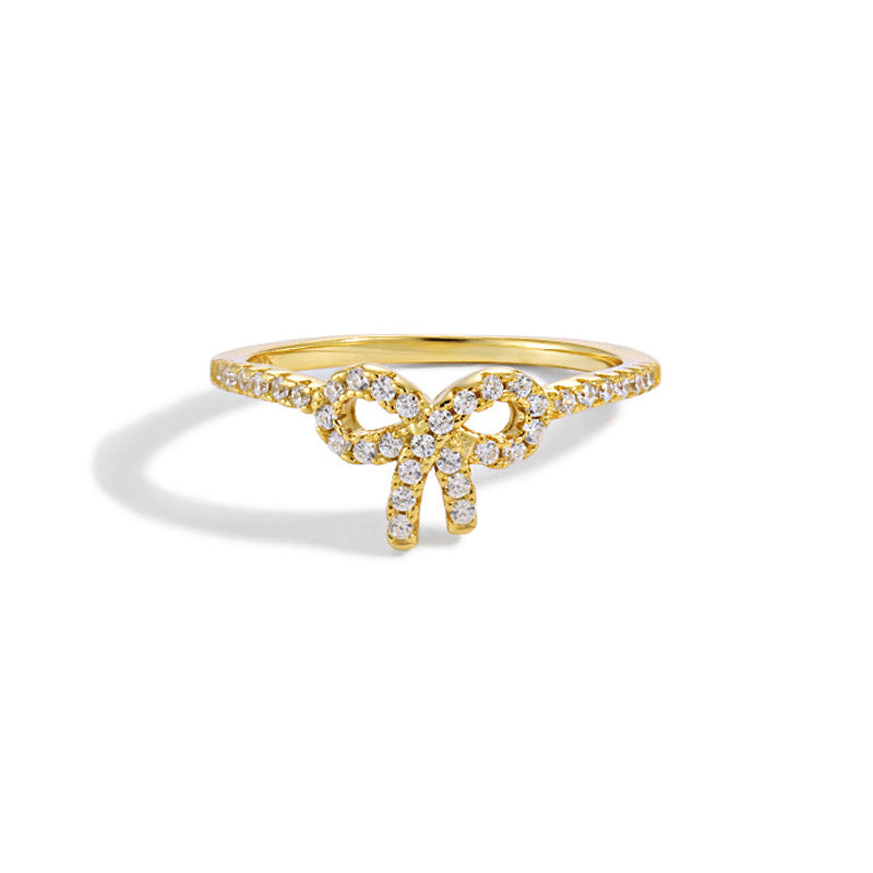 Pave Bow Ring