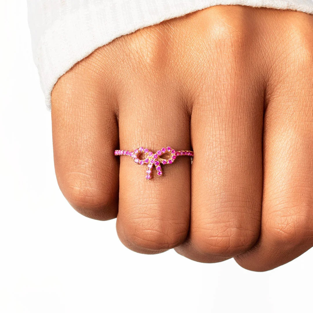 Pave Bow Ring