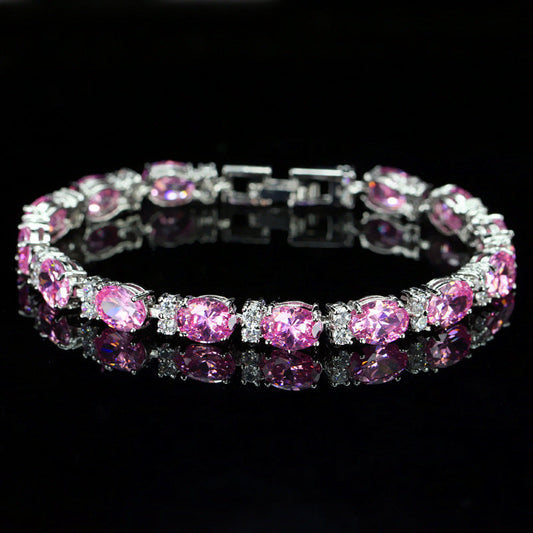 18K Color Zircon Bracelet